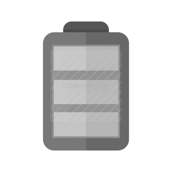 600x600 Charging Cell Greyscale Icon