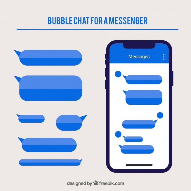626x626 Phone Chat Bubbles Vectors, Photos And Free Download