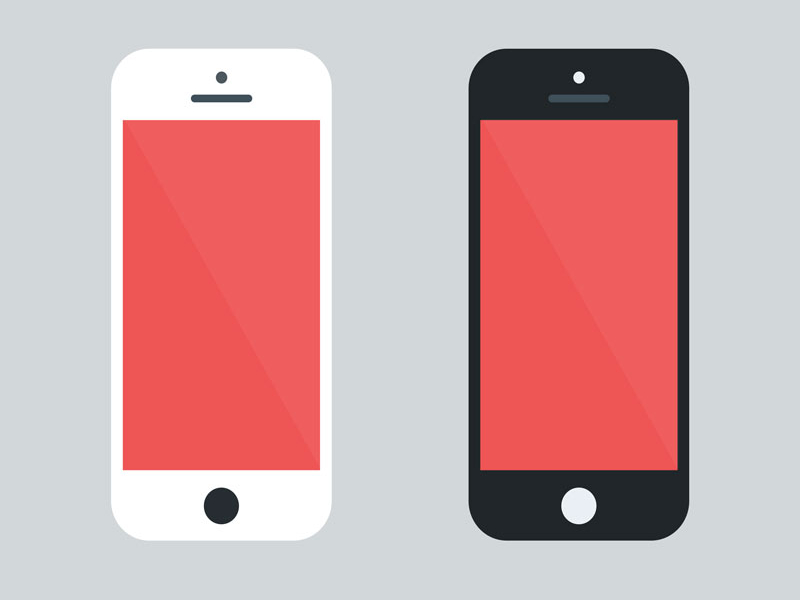 800x600 Freebie Flat Iphone Mockup Free Ui Download