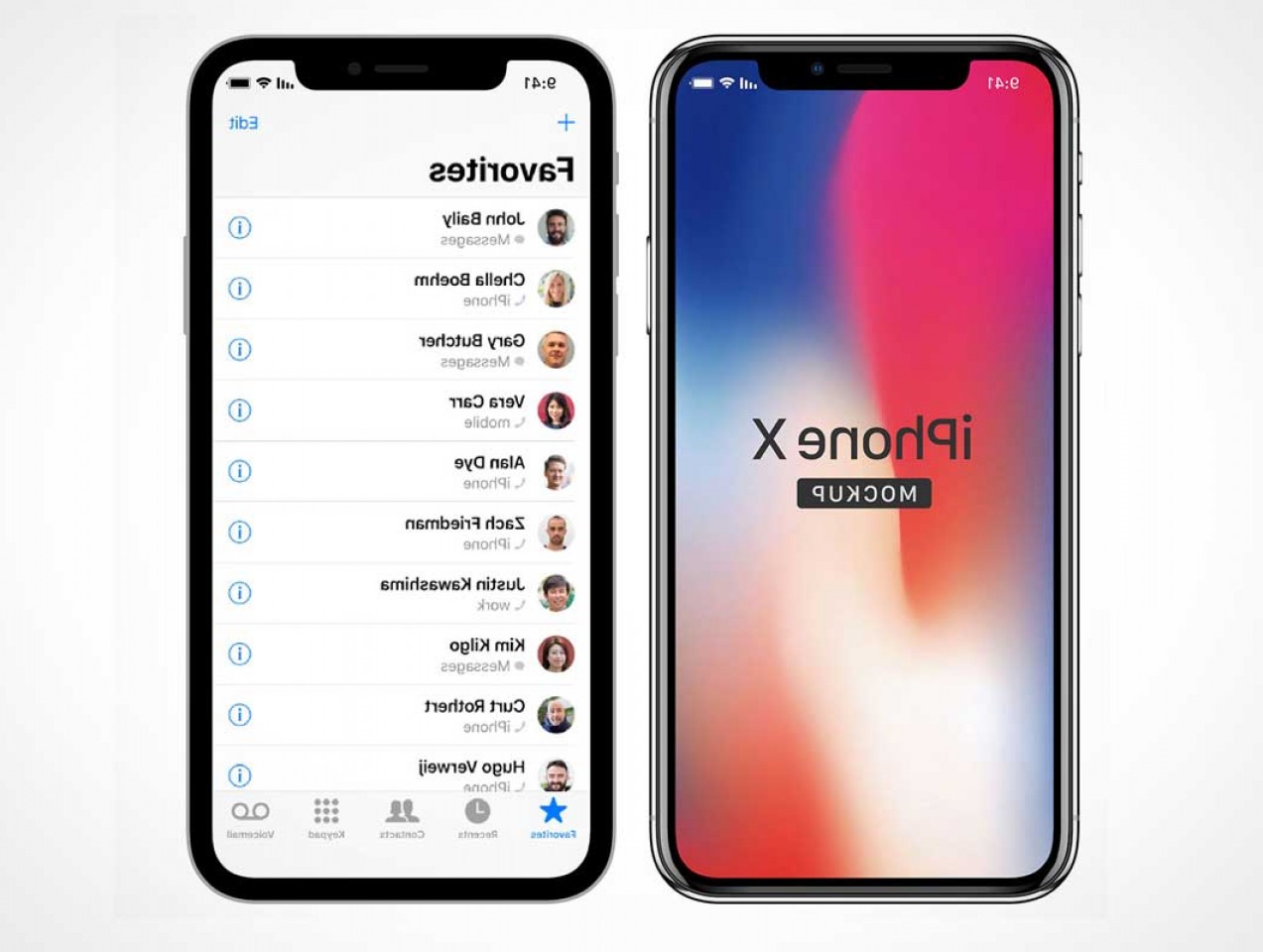 1273x960 Vector Oled Iphone X Flat Detailed Body Edge Mockup Cultracing