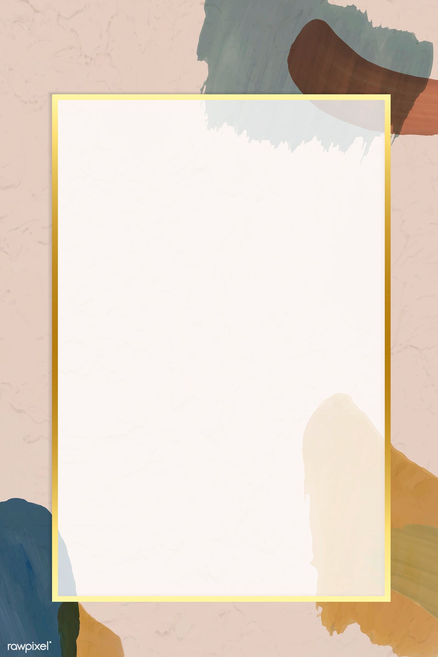 1400x2100 Download Premium Vector Of Golden Rectangle On An Abstract Element