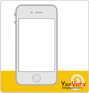300x315 Iphone Frame Vector Design