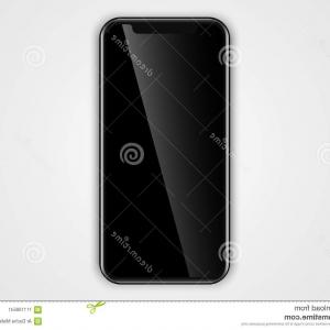 300x300 Blank Phone Frame Design Template User Interface Vector Screen