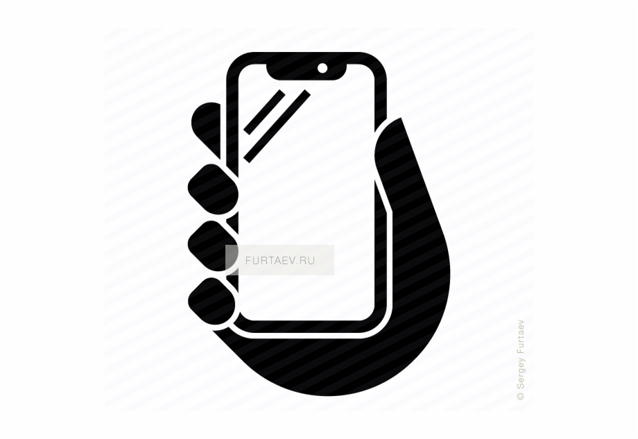 920x633 Iphone X In Hand Icon