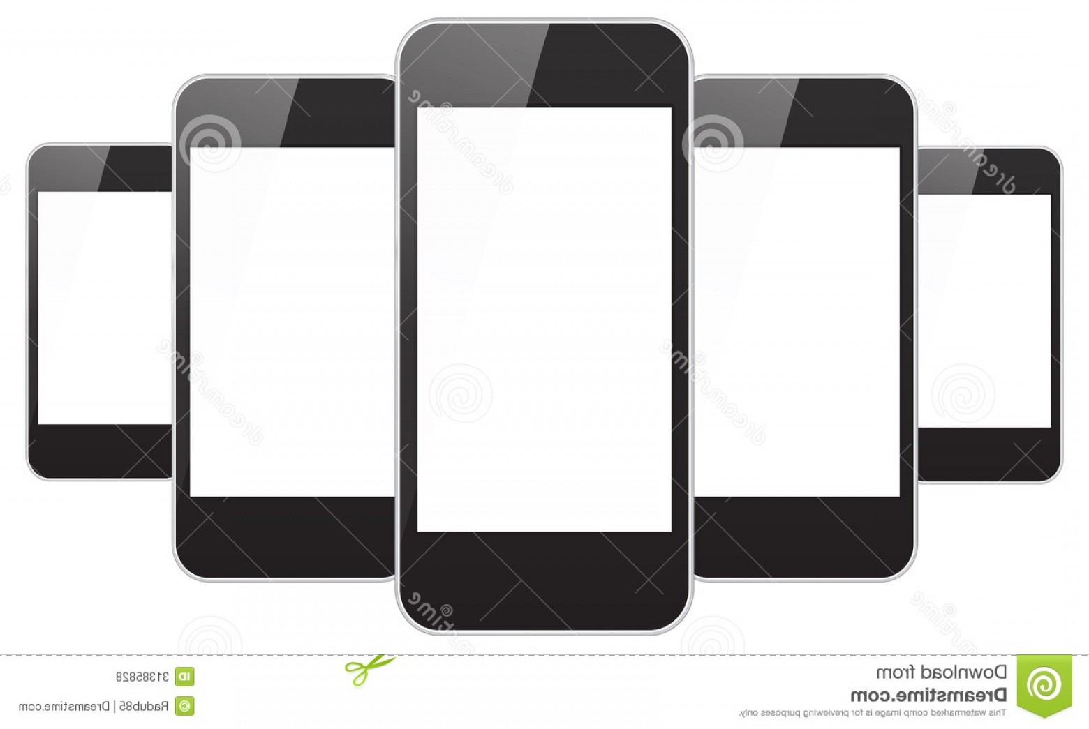 1560x1045 Royalty Free Stock Photos Black Mobile Phones Modern Illustration