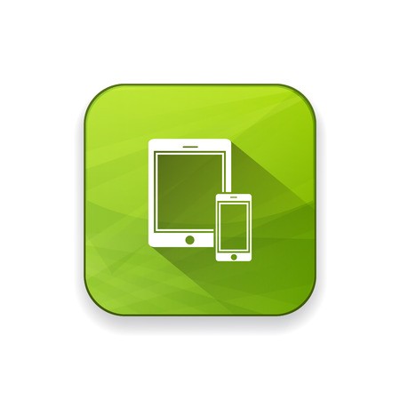 450x450 Ipad With Iphone Icon Royalty Free Vector Graphics