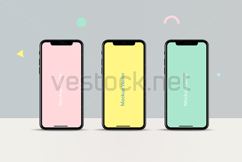 Set Realistic Iphone Mockup Vector Illustration Vestock 800x536 Set Realistic Iphone Mockup Vector Illustration Vestock