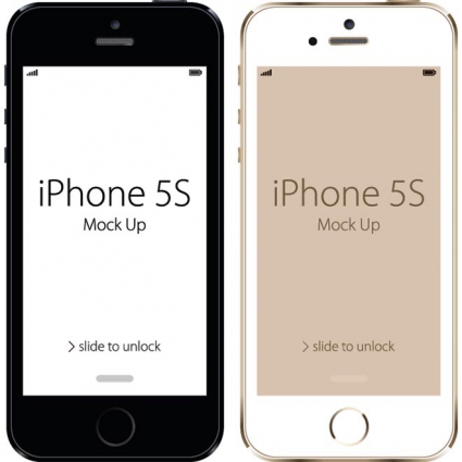 Vector Apple Iphone Mockup Black And White Color Free Vectors 425x425 Vector Apple Iphone Mockup Black And White Color Free Vectors