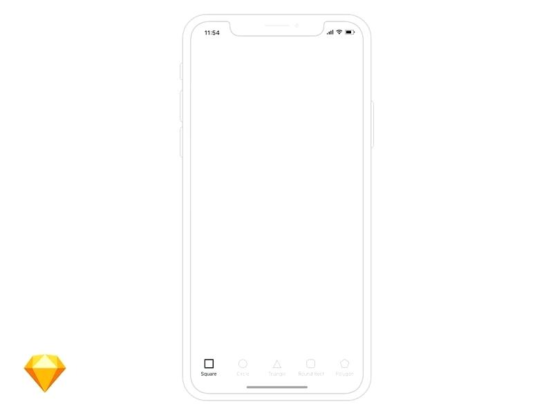 800x600 Iphone App Wireframe Template