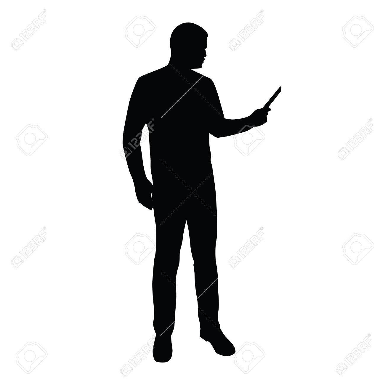 1300x1300 Collection Of 'phone Silhouette Vector' Download More Than