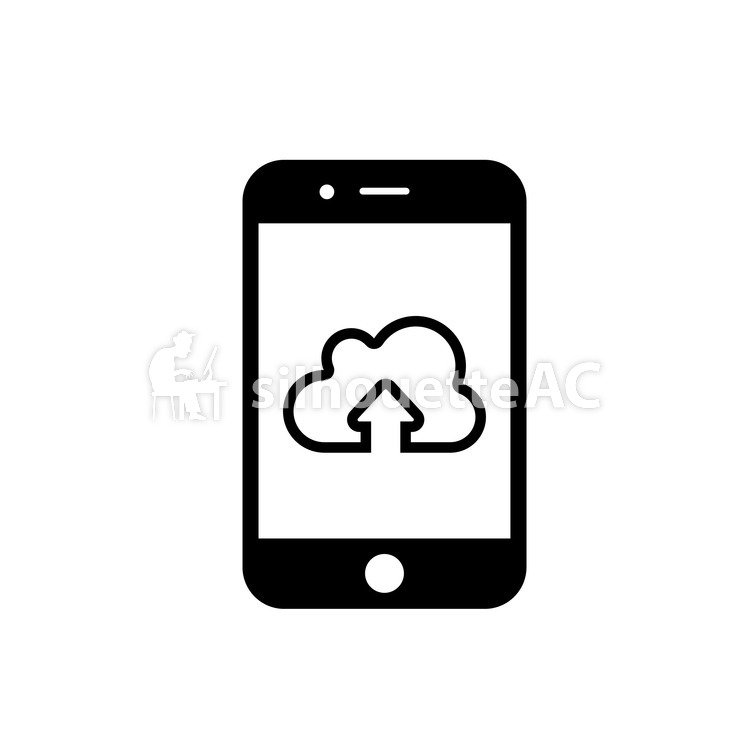 750x750 Free Silhouette Vector Iphone Icon Item