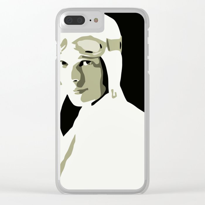 700x700 Silhouette Vector Art Amelia Clear Iphone Case