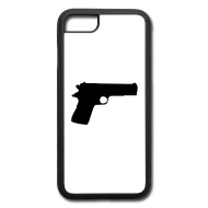 190x190 Vector Gun Silhouette Iphone Case Spreadshirt