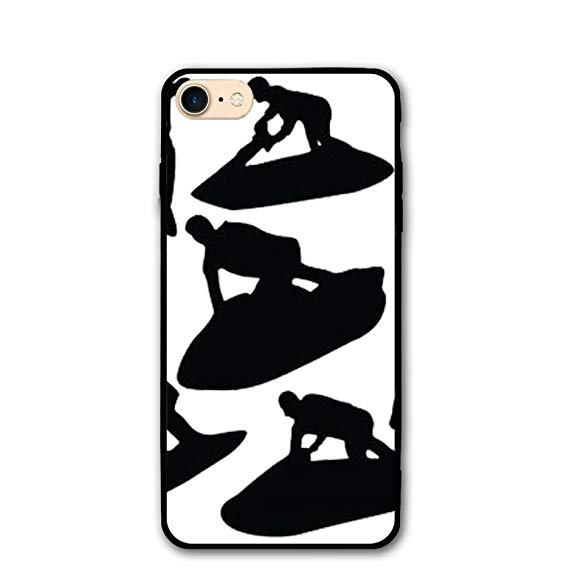 569x569 Jet Ski Silhouette Vector Iphone Case, Iphone