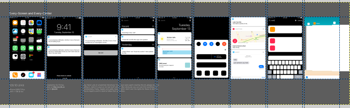 Iphone Status Bar Vector