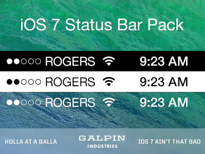 400x300 Download Ios Status Bar Pack