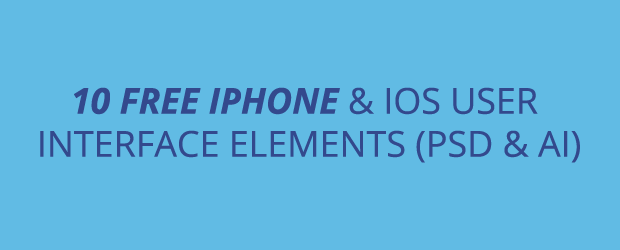 620x250 Free Iphone Ios User Interface Elements