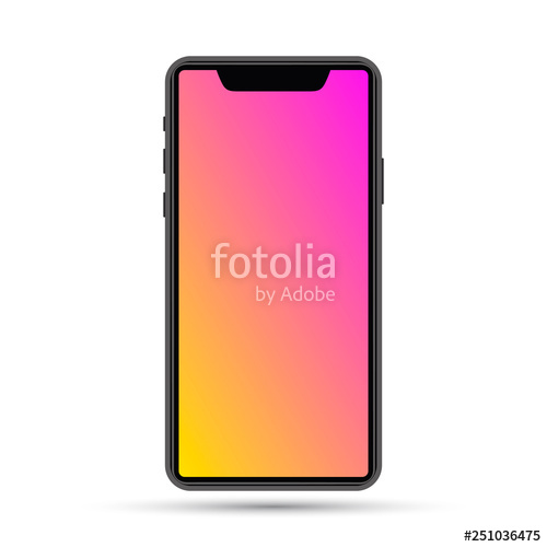 Isolated Iphone Mockup Vector Phone Illustration Vector 500x500 Isolated Iphone Mockup Vector Phone Illustration Vector