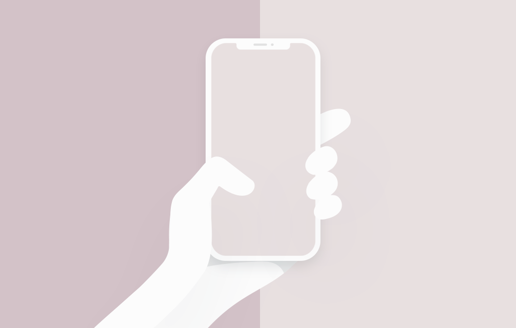 1024x650 Vector Iphonex In Hand