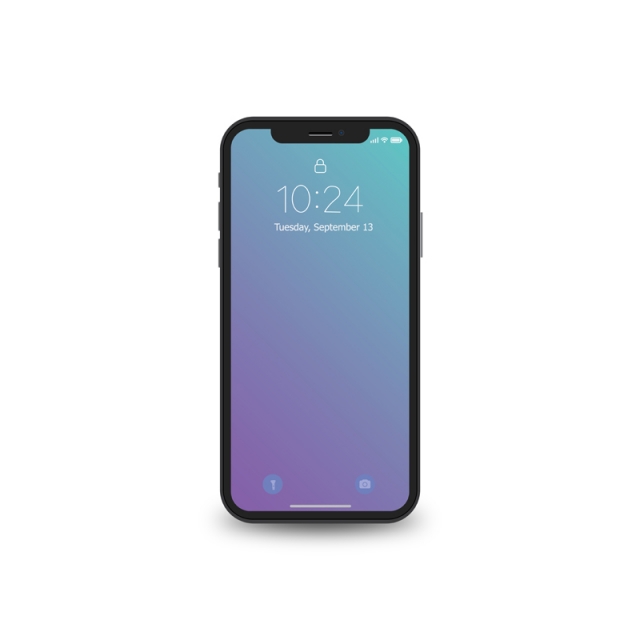 640x640 Iphone X Vector, Iphone X, Iphon X Vector, Iphon Vector Png