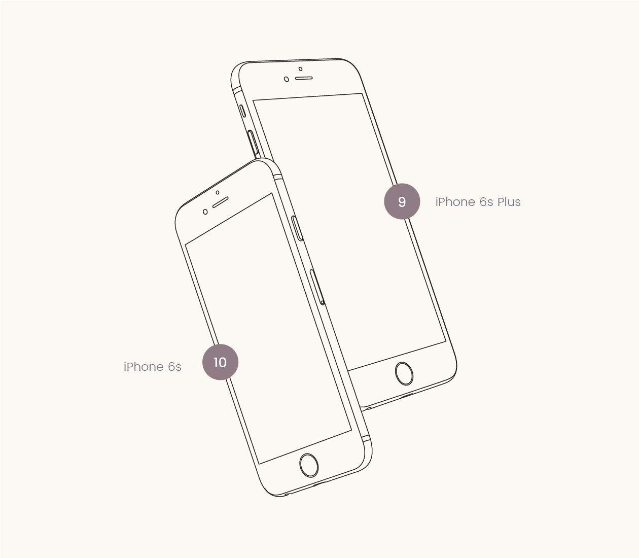 Apple Device Vector Wireframes 1260x1100 Apple Device Vector Wireframes