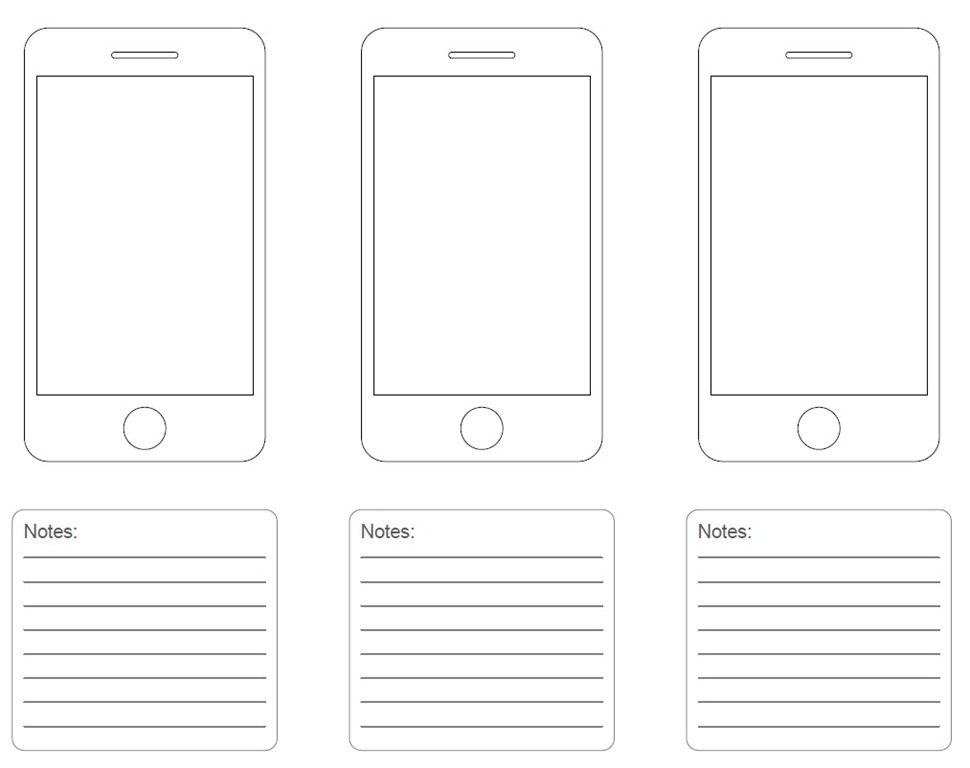 970x768 Free Printable Sketching And Wireframing Templates Tripwire