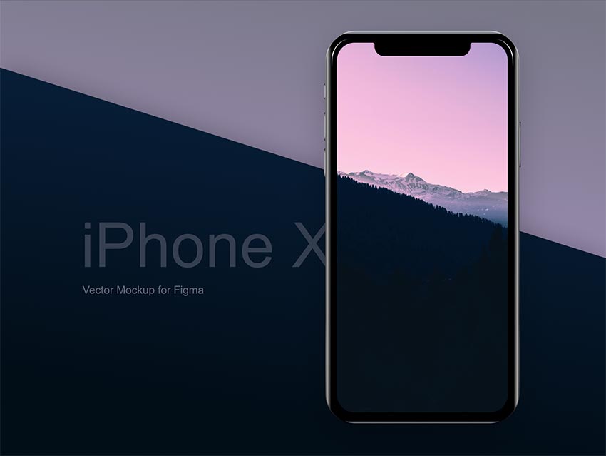 850x639 Iphone X Free Vector Mockup
