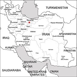 255x254 Iran Free Vector Map