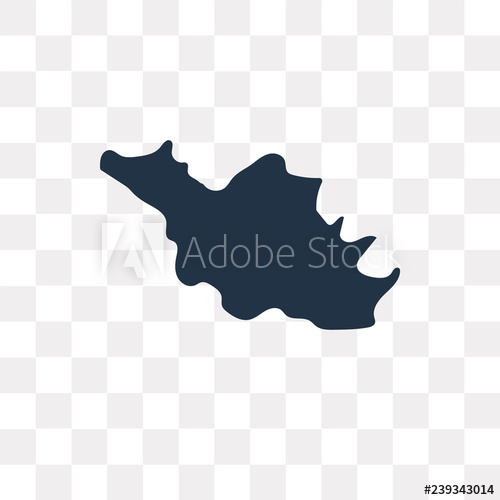 500x500 Iran Map Vector Icon Isolated On Transparent Background, Iran Map