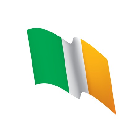 450x450 Ireland Flag, Vector Illustration Royalty Free Vector Graphics