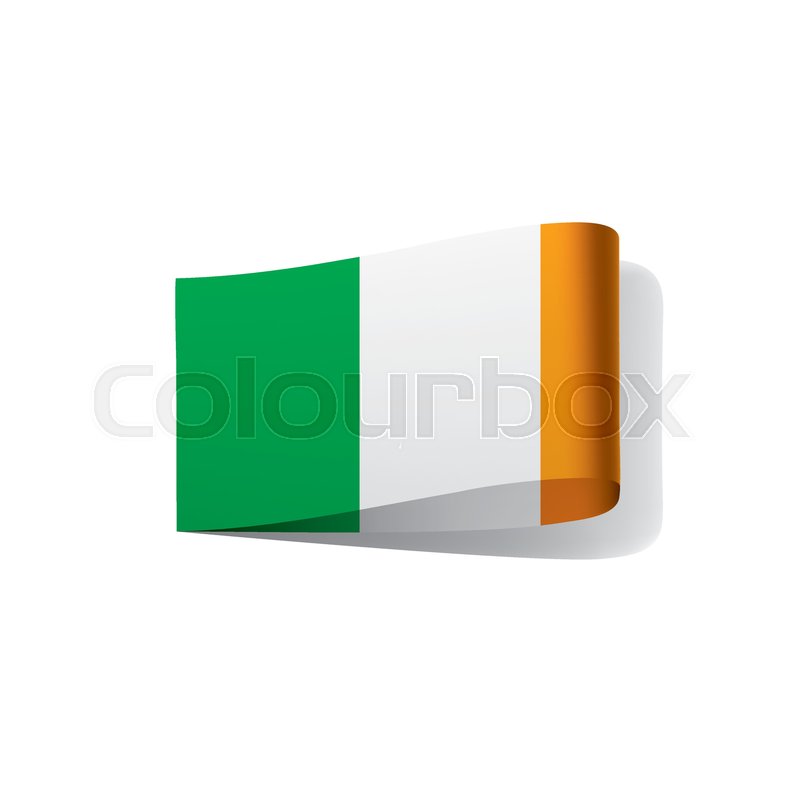 800x800 Ireland Flag, Vector Illustration On A Stock Vector Colourbox