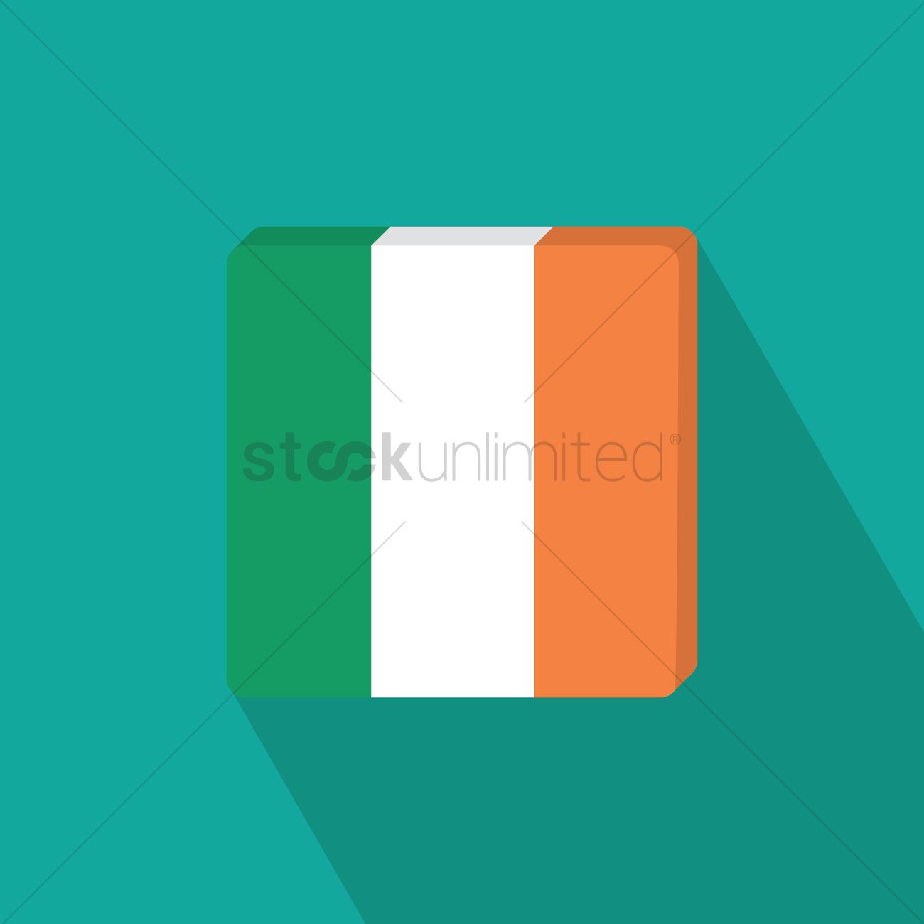 1300x1300 Ireland Flag Vector Image