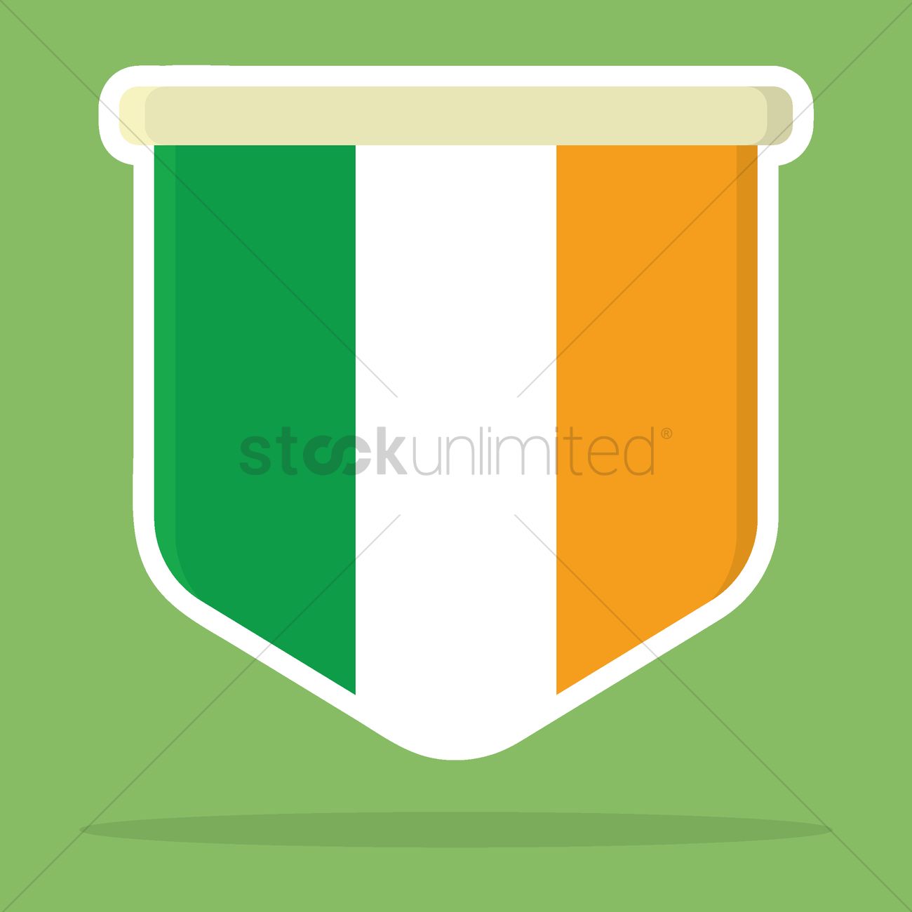 1300x1300 Ireland Flag Vector Image