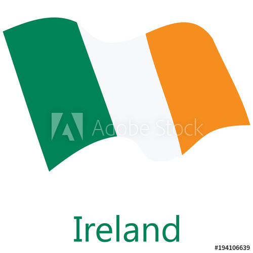 500x500 Ireland Flag Vector