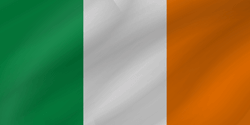 250x125 Ireland Flag Vector