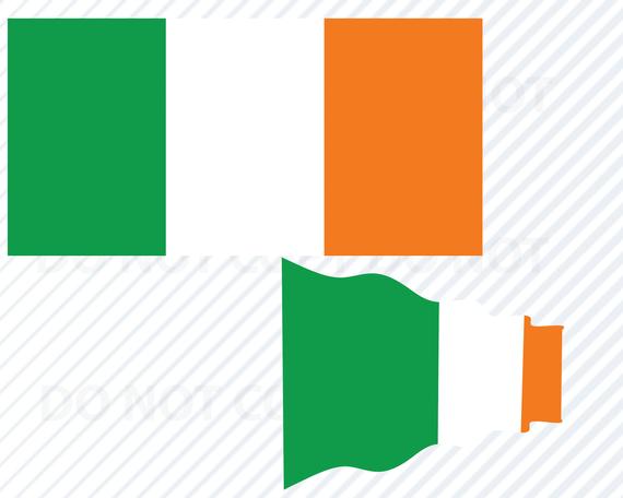570x456 Irish Flags For Cricut Silhouette Irish Flag Vector Etsy