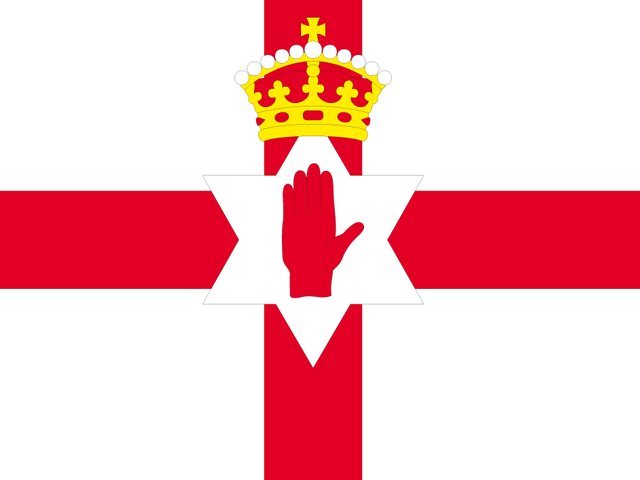 640x480 Northern Ireland National Vector Flag