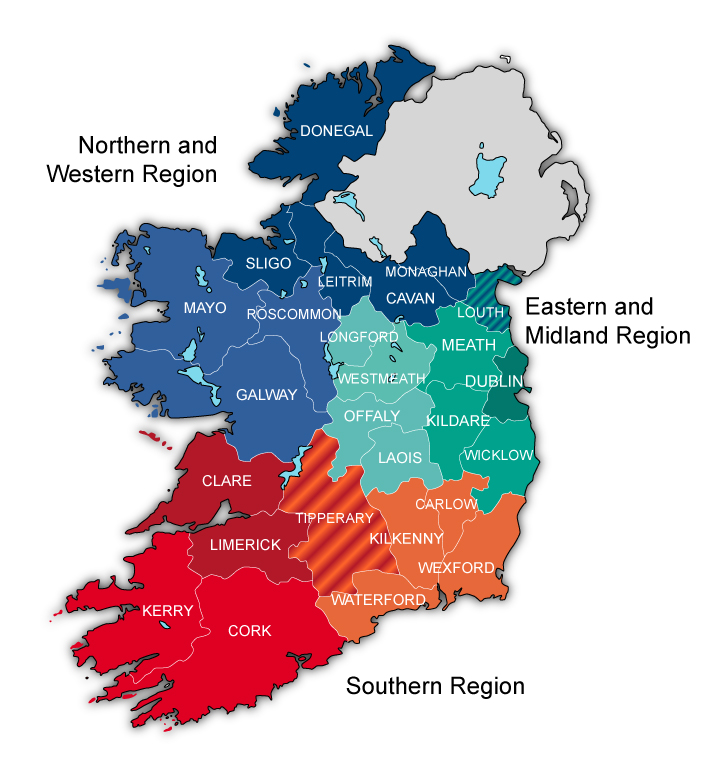 Ireland Map Vector at Vectorified.com | Collection of Ireland Map ...