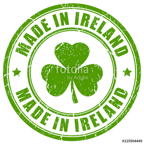 500x500 Made In Ireland Vector Stamp Stock Image And Royalty Free Vector