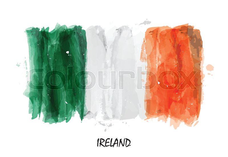 800x552 Realistic Watercolor Painting Flag Of Stock Vector Colourbox