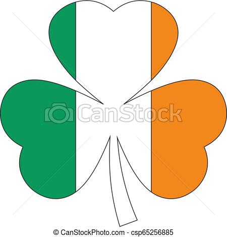 450x470 Shamrock Ireland Vector Symbol On White Background