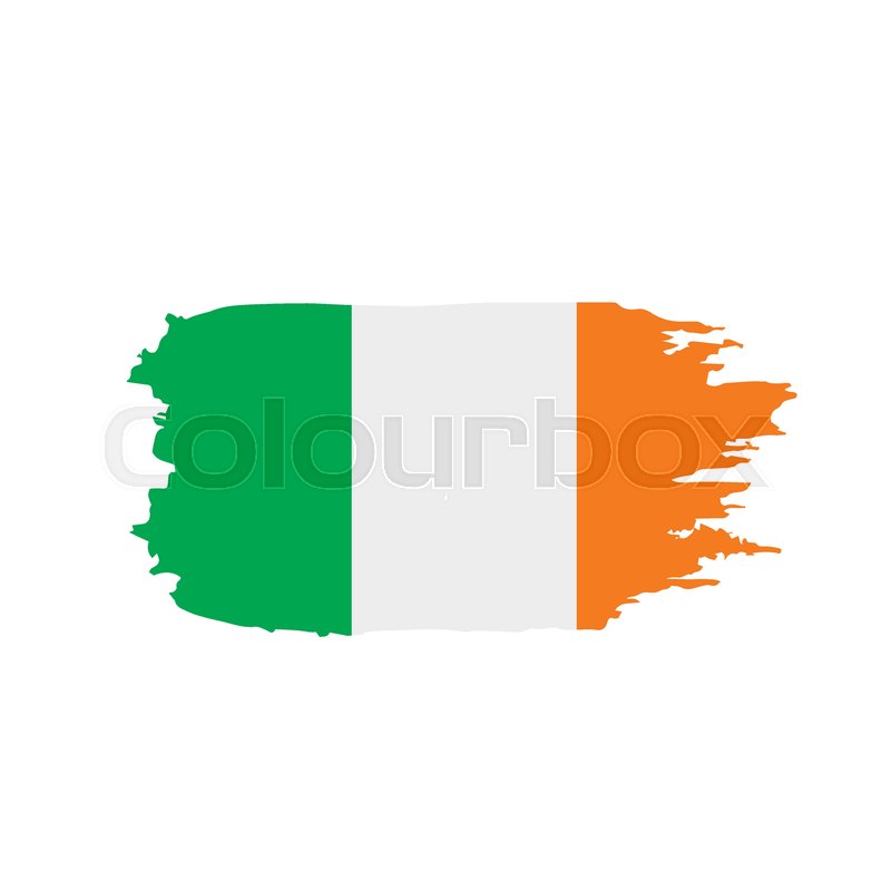 800x800 Ireland Flag, Vector Illustration On A Stock Vector Colourbox