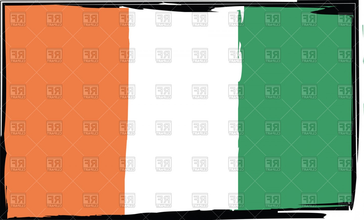 1440x874 Irish Flag Vector Catchsplace