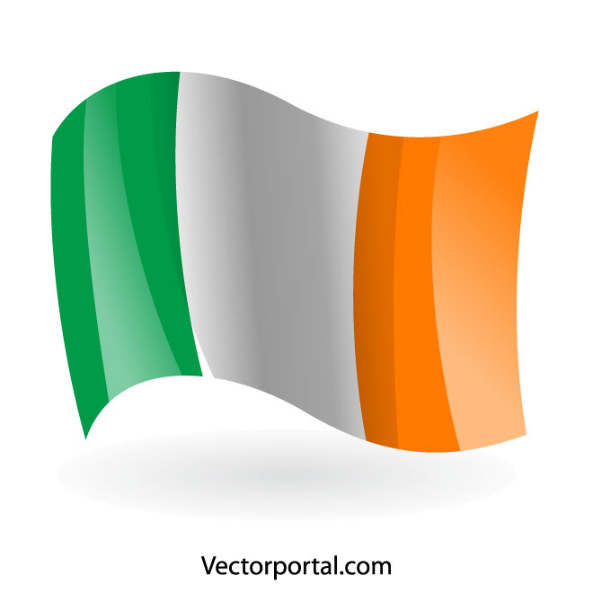 660x660 Irish Flag Vector Clip Art