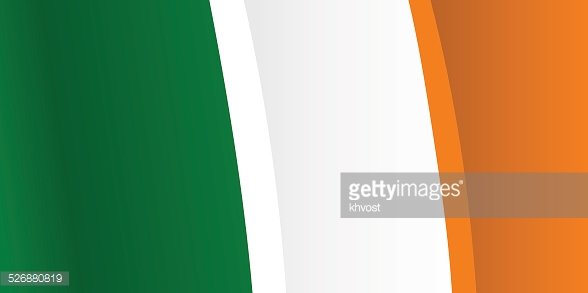 588x293 Background With Waving Irish Vector Premium Clipart