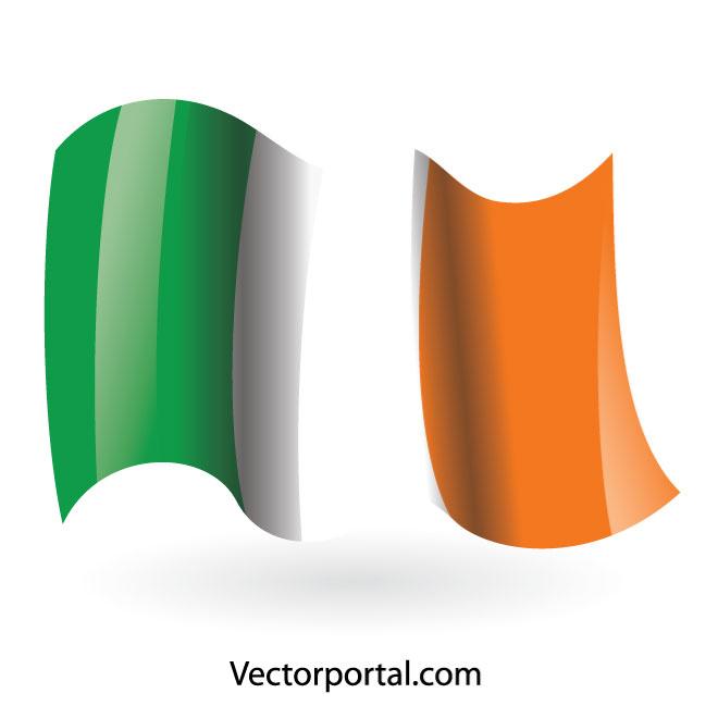 660x660 Irish Flag Vector Image