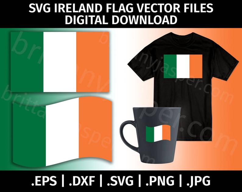 794x630 Ireland Irish Flag Vector Clip Art For Etsy