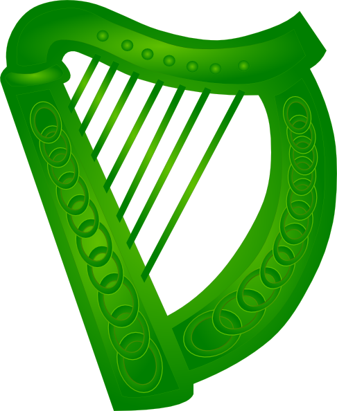 486x594 Celtic Harp Clip Art Vector Free Public Clipart Kid