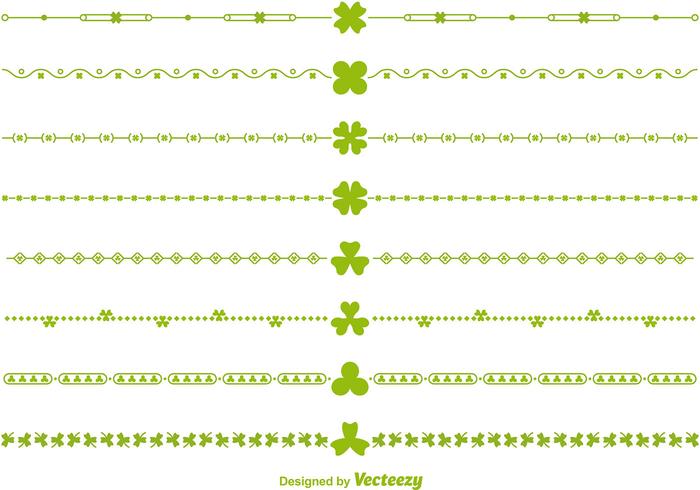 Green Vector Irish Borders And Divider Vectors 700x490 Green Vector Irish Borders And Divider Vectors