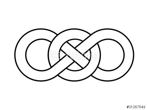 Vector Figure Of Eight Celtic Knot 500x375 Vector Figure Of Eight Celtic Knot